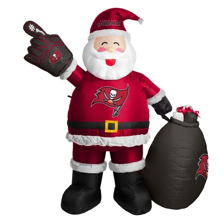 Logo Brands Tampa Bay Buccaneers Santa Claus Yard Inflatable 630-100-SC